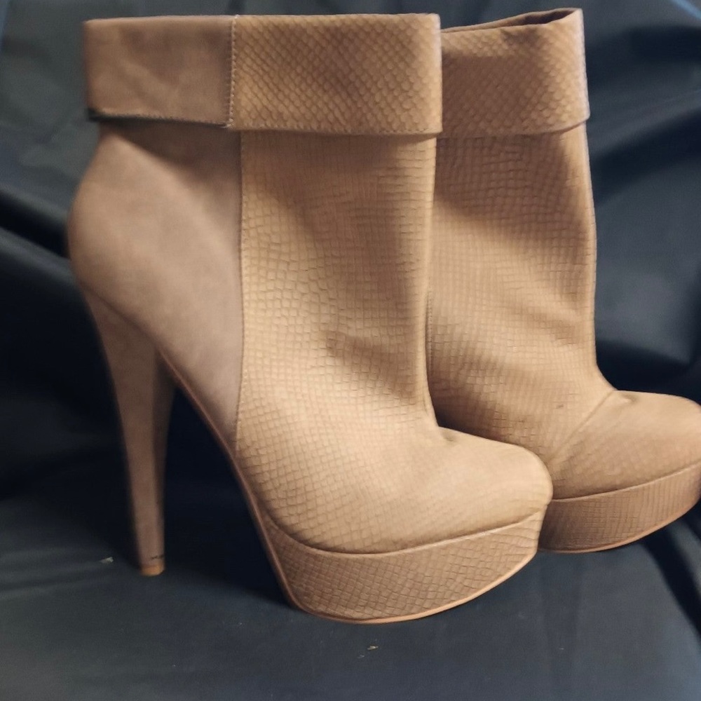 Just fab boot high heel stiletto size 10